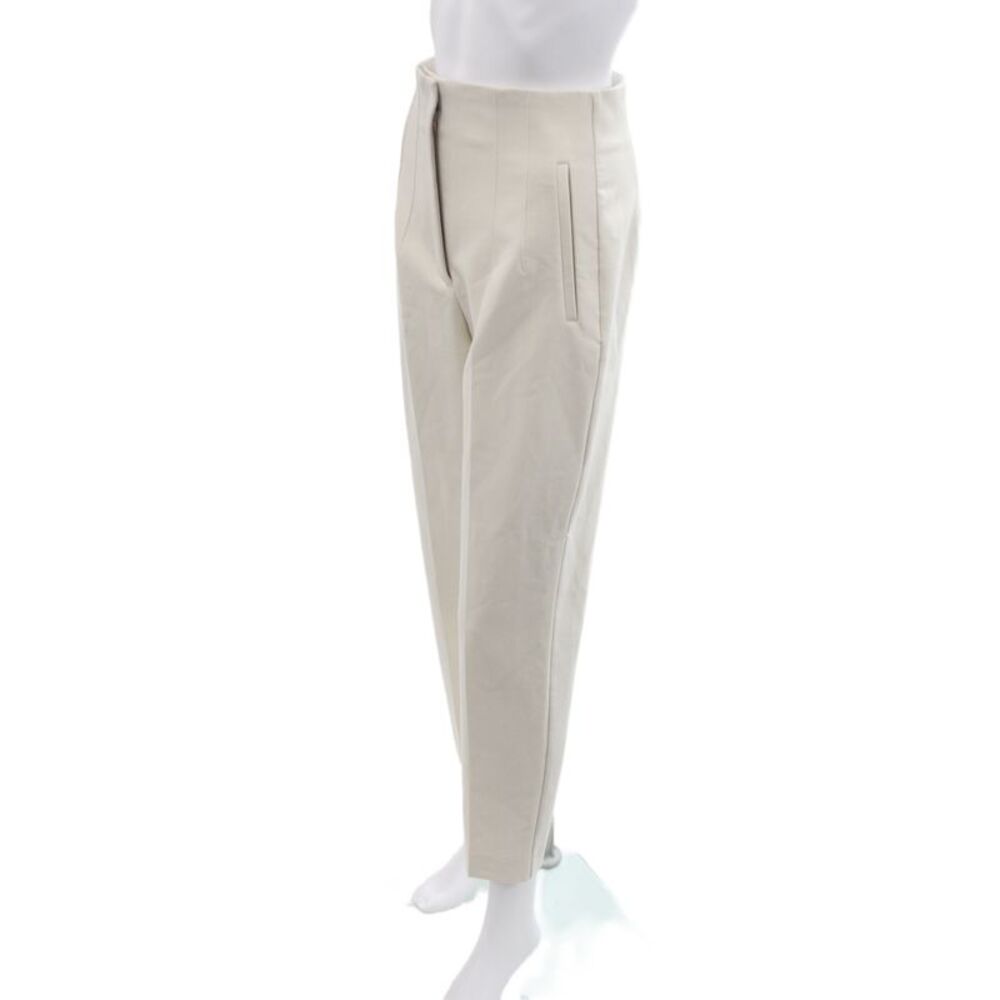 Bella Dahl Women Dress Pants Beige Button Minimalist Size S